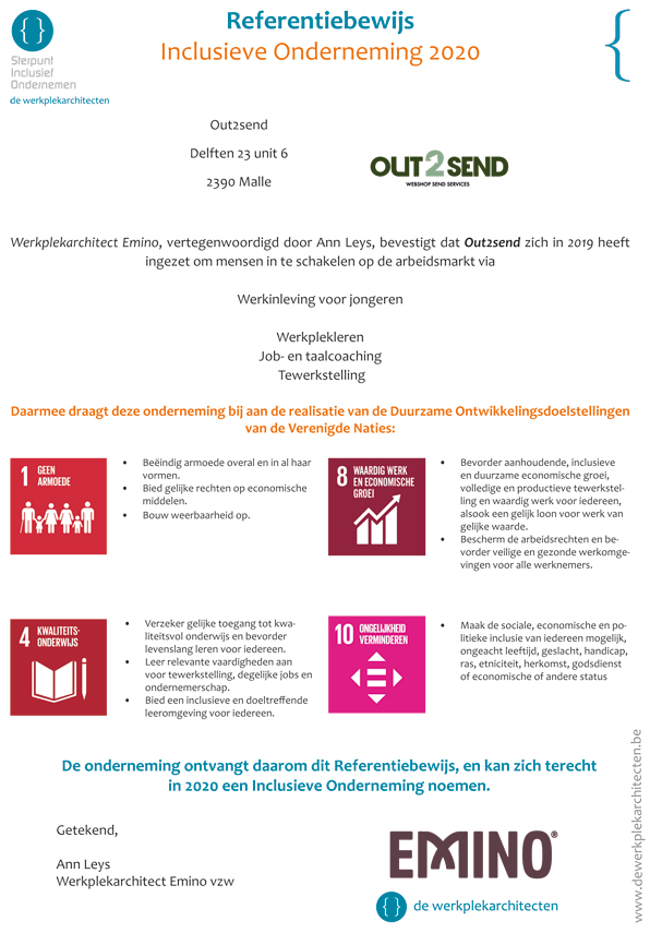 Inclusieve onderneming 2020